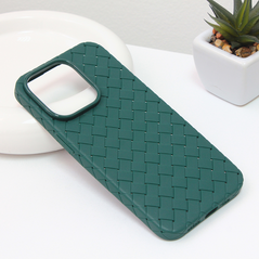 Zastitna maska (futrola) Weave case - iPhone 14 Pro zelena.