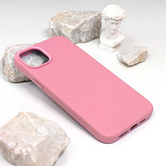 Zastitna maska (futrola) Beautiful Shine Leather iPhone 14 Plus roze.