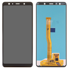 LCD displej (ekran) - Samsung A750 Galaxy A7 (2018) + touchscreen crni (TFT).