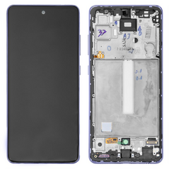 LCD displej (ekran) - Samsung A725 Galaxy A72 4G + touchscreen + okvir Violet Service Pack ORG/GH82-25460C.