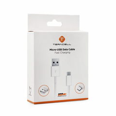 Data kabl Teracell Plus 2.4A micro USB crni 1.2m.