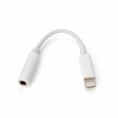 Adapter - slusalice iP-1 iPhone lightning na 3.5mm beli.