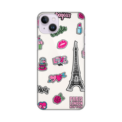 Zastitna ultra tanka (skin) maska / futrola PRINT - iPhone 14 Plus Love Paris.