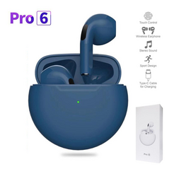 Bluetooth slusalice Airpods Pro6 plave HQ.