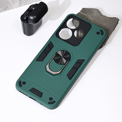 Zastitna maska (futrola) Hard Ring - Xiaomi Redmi 13 4G (EU) tamno zelena.