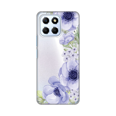 Zastitna ultra tanka (skin) maska / futrola PRINT - Huawei Honor X6 Blue Roses.