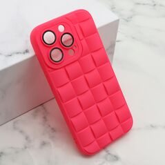 Zastitna maska (futrola) 3D WALL - iPhone 14 Pro (6.1) pink (MS).