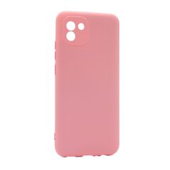 Zastitna maska (futrola) Soft Silicone - Samsung A035 Galaxy A03 roze (MS).