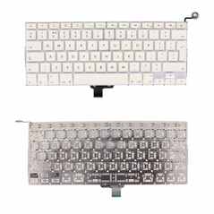 Tastatura - laptop Apple Macbook A1342 UK bela.