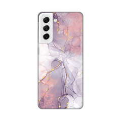 Zastitna silikonska maska (futrola) PRINT - Samsung G990 Galaxy S21 FE Pink Marble.