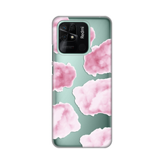 Zastitna ultra tanka (skin) maska / futrola PRINT - Xiaomi Redmi 10C Pink Clouds.