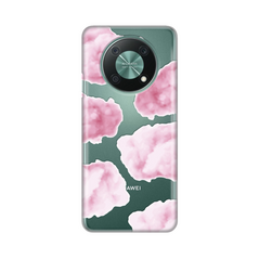 Zastitna ultra tanka (skin) maska / futrola PRINT - Huawei Nova Y90 Pink Clouds.