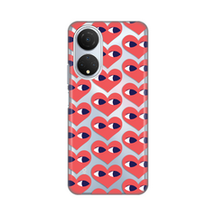 Zastitna ultra tanka (skin) maska / futrola PRINT - Huawei Honor X7 Eye Heart Pattern.