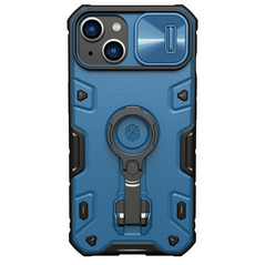 Zastitna maska (futrola) Nillkin CamShield Armor Pro Magnetic - iPhone 14 Plus plava.