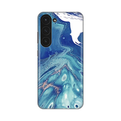 Zastitna silikonska maska (futrola) PRINT - Samsung S911B Galaxy S23 Blue Marble.