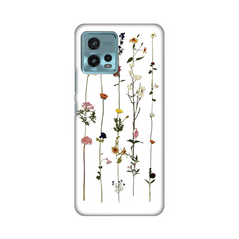 Zastitna ultra tanka (skin) maska / futrola PRINT - Motorola Moto G72 Flower.