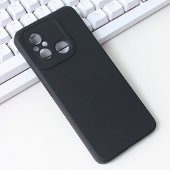 Zastitna maska (futrola) Silikon Pro Camera - Xiaomi Redmi 12C crna.