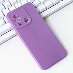 Zastitna maska (futrola) Silikon Pro Camera - Xiaomi Redmi 12C ljubicasta.