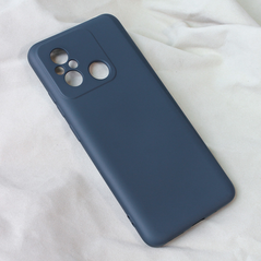 Zastitna maska (futrola) Teracell Soft Velvet - Xiaomi Redmi 12C tamno plava.