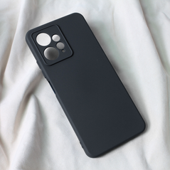 Zastitna maska (futrola) Teracell Soft Velvet - Xiaomi Redmi Note 12 4G ((EU) crna.
