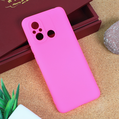 Zastitna maska (futrola) Teracell Giulietta - Xiaomi Redmi 12C mat pink.