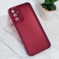 Zastitna maska (futrola) Shining Camera - Samsung A145R/A146B Galaxy A14 4G/5G crvena.