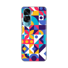 Zastitna ultra tanka (skin) maska / futrola PRINT - Huawei Honor 90 Lite Colorful Mosaic.