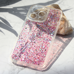 Zastitna maska (futrola) Glitter - iPhone 13 Pro ljubicasta.