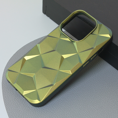 Zastitna maska (futrola) Shiny Diamond - iPhone 14 Pro maslinasto zelena.