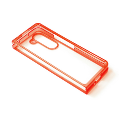 Zastitna maska (futrola) providna TPU - Samsung F946 Galaxy Z Fold 5 5G crvena.