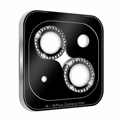stita - kameru Diamond iPhone 15 crna.