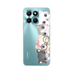 Zastitna ultra tanka (skin) maska / futrola PRINT - Huawei Honor X6a Cats.