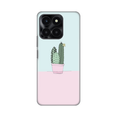 Zastitna silikonska maska (futrola) PRINT - Huawei Honor X6a Cactus.