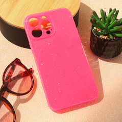 Zastitna maska (futrola) Sparkle Dust - iPhone 15 Pro Max 6.7 pink.