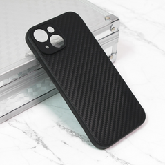 Zastitna maska (futrola) Carbon fiber - iPhone 15 crna.
