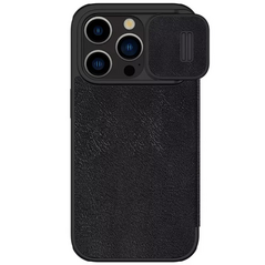 Zastitna maska (futrola) Nillkin Qin Pro - iPhone 15 Pro Max 6.7 crna.
