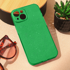 Zastitna maska (futrola) Sparkle Dust - iPhone 15 6.1 zelena.
