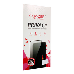 stitno staklo Staklena folija (zastitno kaljeno staklo) za ekran Privacy 2.5D full glue - iPhone 15 Plus crni.