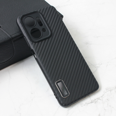 Zastitna maska (futrola) Carbon Stripe - Huawei Honor X7a crna.