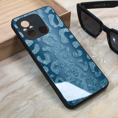 Zastitna maska (futrola) Shiny glass - Xiaomi Redmi 12C plava.