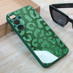 Zastitna maska (futrola) Shiny glass - Samsung S926B Galaxy S24 Plus zelena.