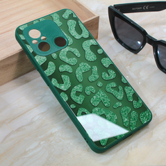 Zastitna maska (futrola) Shiny glass - Xiaomi Redmi 12C zelena.
