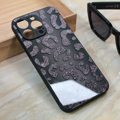 Zastitna maska (futrola) Shiny glass - iPhone 13 Pro Max 6.7 crna.