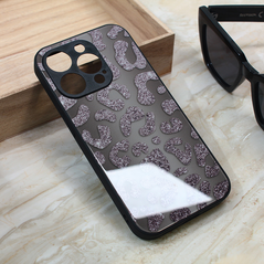 Zastitna maska (futrola) Shiny glass - iPhone 14 Pro siva.