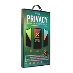 stitno staklo Staklena folija (zastitno kaljeno staklo) za ekran Privacy 2.5D full glue - Samsung A256 Galaxy A25 5G crni.