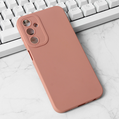 Zastitna maska (futrola) Silikon Pro Camera - Samsung A256B Galaxy A25 roze.