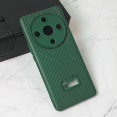 Zastitna maska (futrola) Carbon Stripe - Huawei Honor Magic 6 lite zelena.