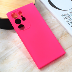 Zastitna maska (futrola) Teracell Giulietta - Samsung S928B Galaxy S24 Ultra mat pink.