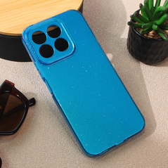 Zastitna maska (futrola) Sparkle Dust - Huawei Honor X8b svetlo plava.