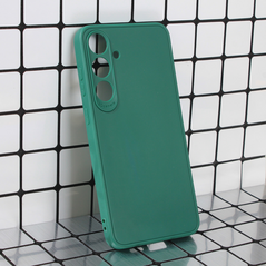 Zastitna maska (futrola) 3D Camera - Samsung S926B Galaxy S24 Plus tamno zelena.